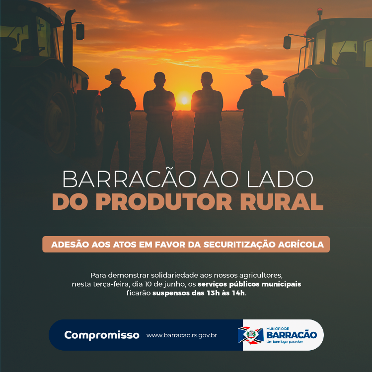 Administração Municipal emite Nota Oficial em apoio ao setor agrícola